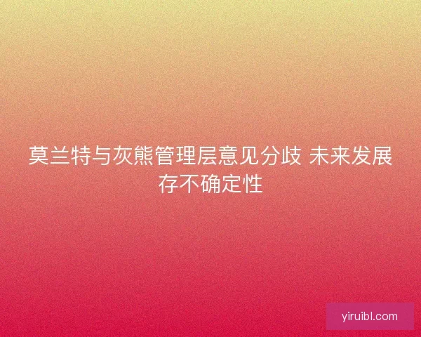 莫兰特与灰熊管理层意见分歧 未来发展存不确定性